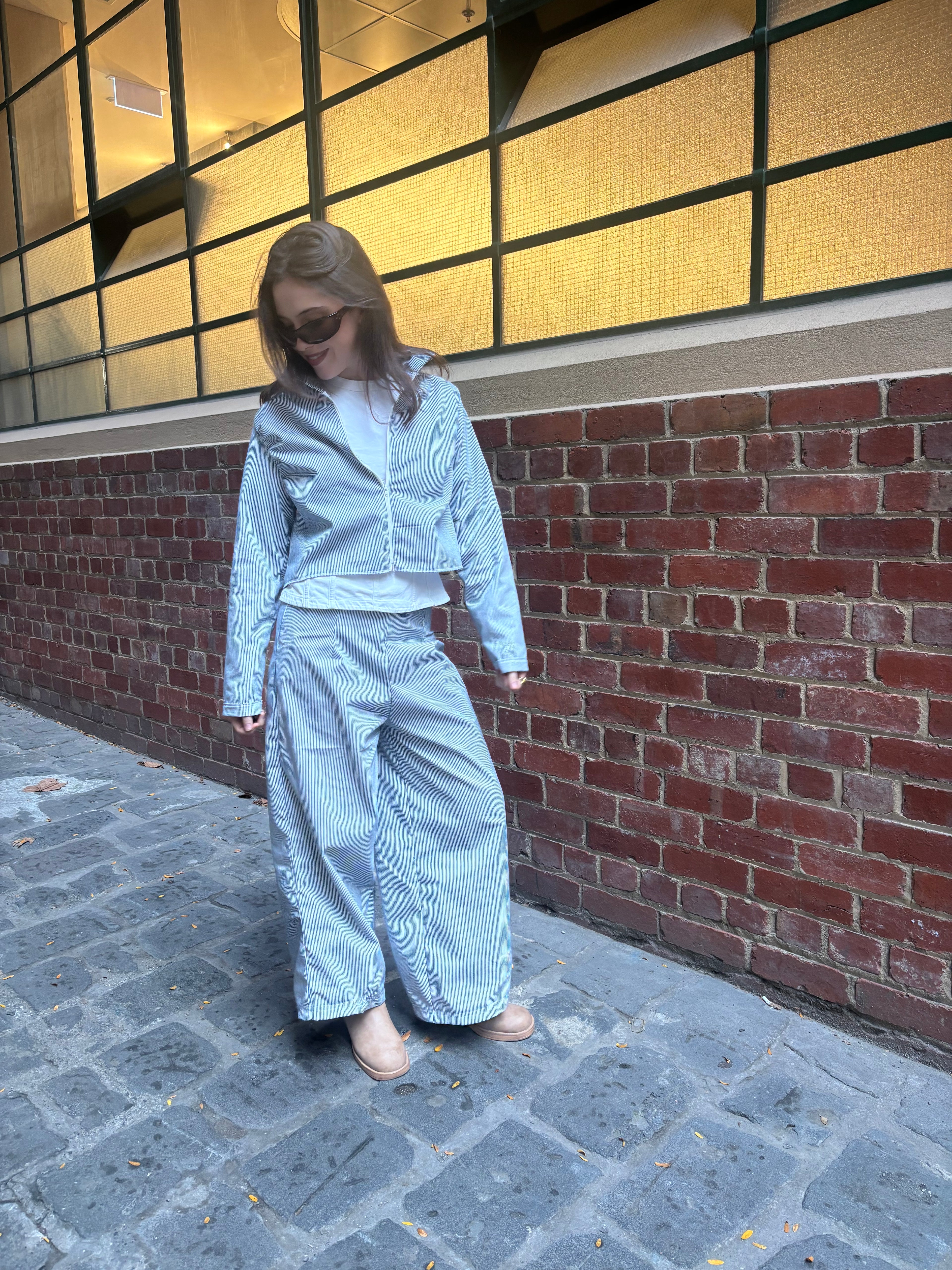 Pin stripe jacket