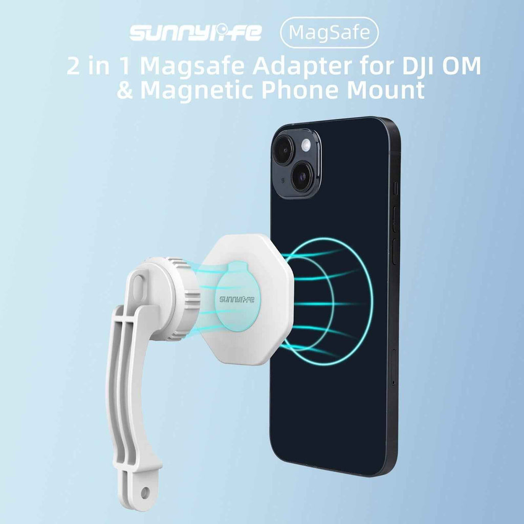 NNEIDS Phone Holder For Dji Om6 / 5 / 4 / 4 Se With Zj561 Magsafe Adapter