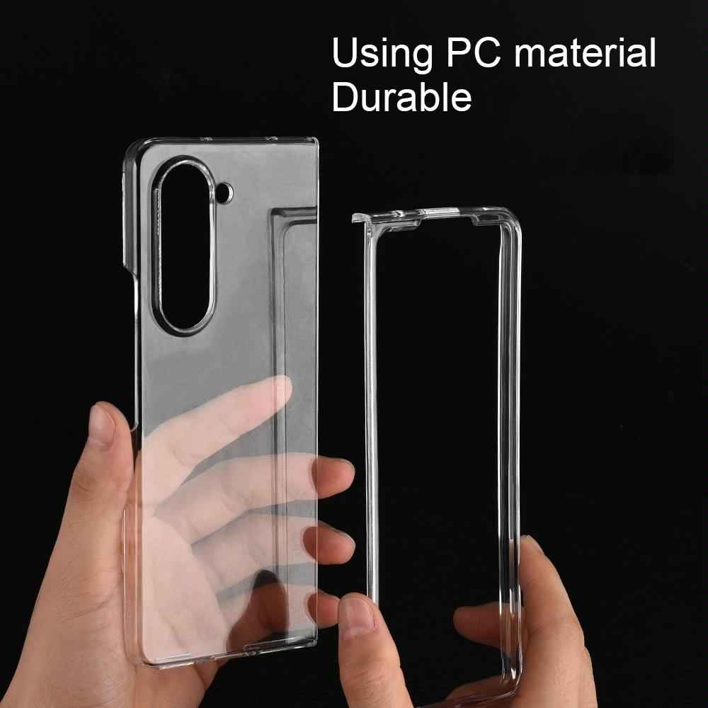 NNEIDS Samsung Galaxy Z Fold 4 5G Flip Case - Pc Material