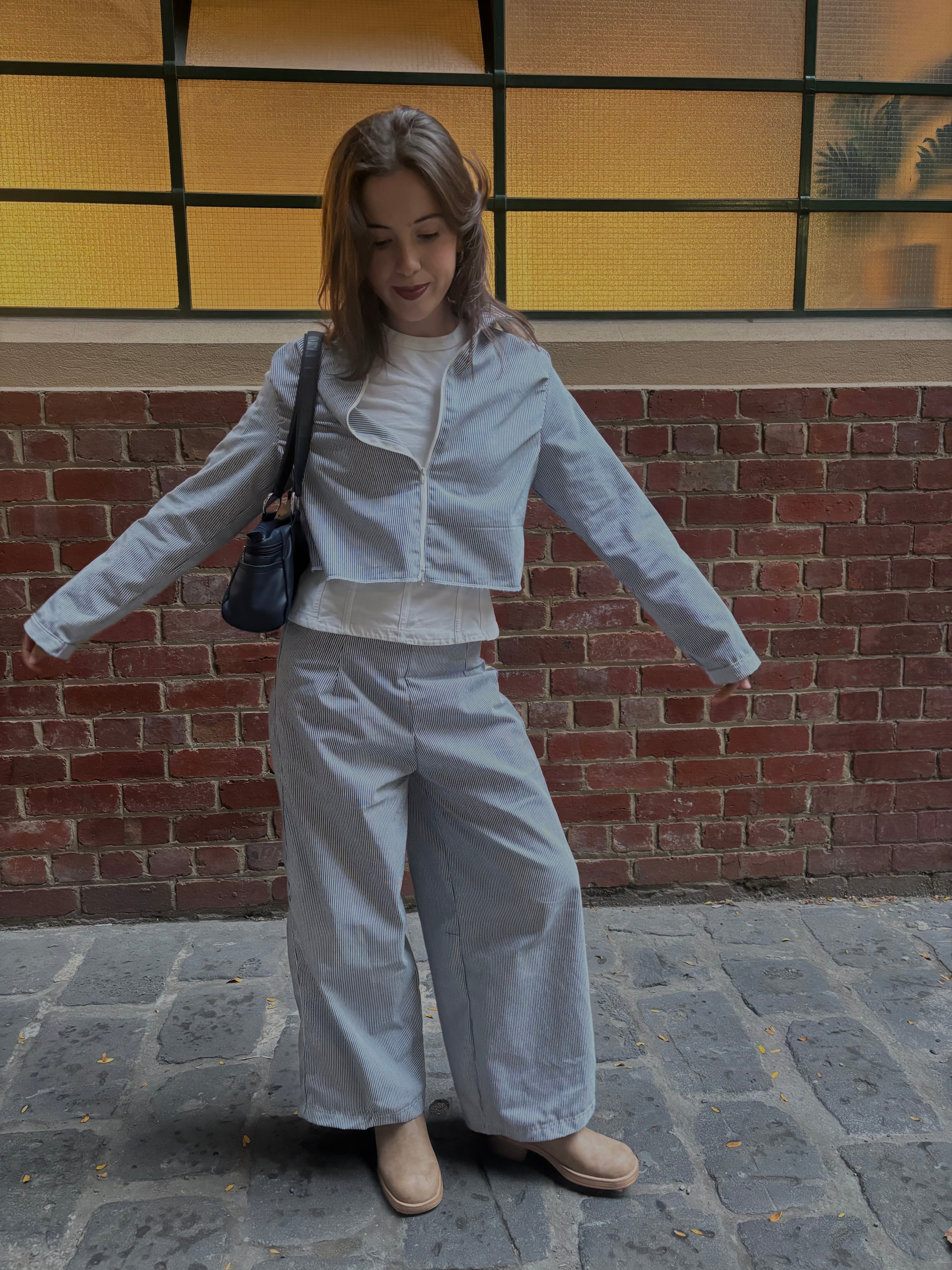 Pin stripe jacket