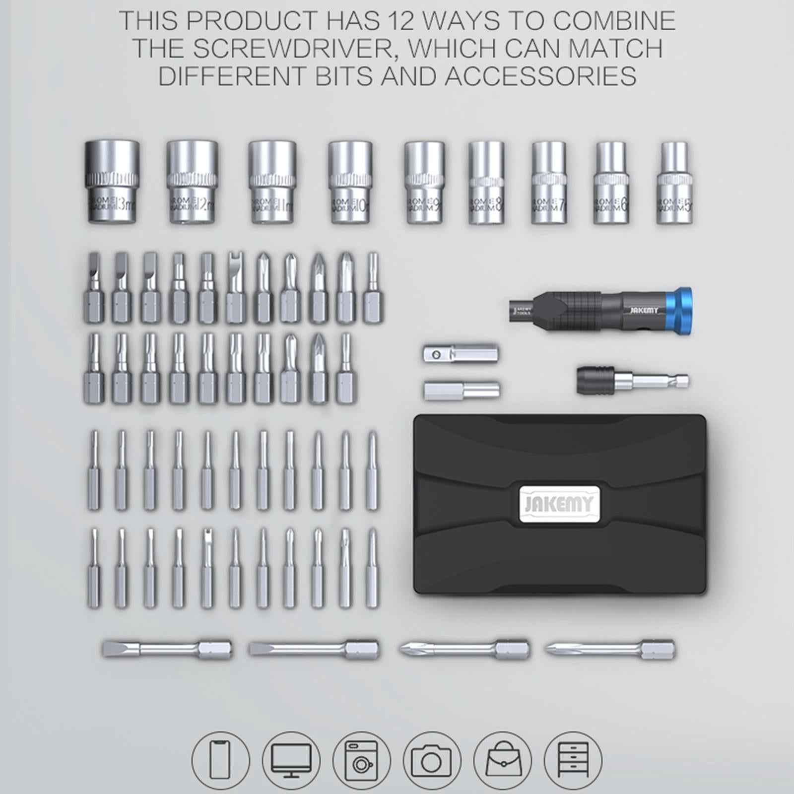 NNEIDS Professional 60-In-1 Screwdriver Set
