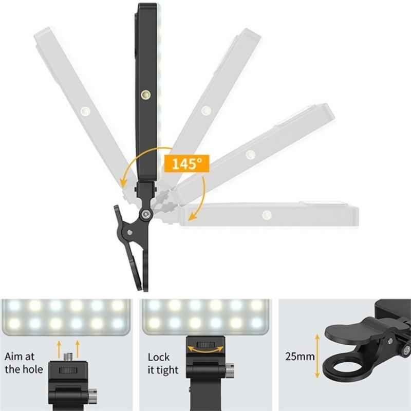 NNEIDS 24 Effects Rgb Light For Mobile Devices With Oled Screen