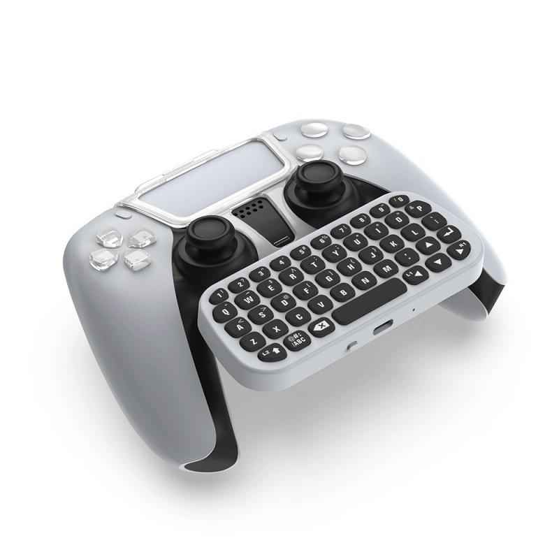 NNEIDS Wireless Bluetooth Gamepad With Headphone Jack For Ps5 - White