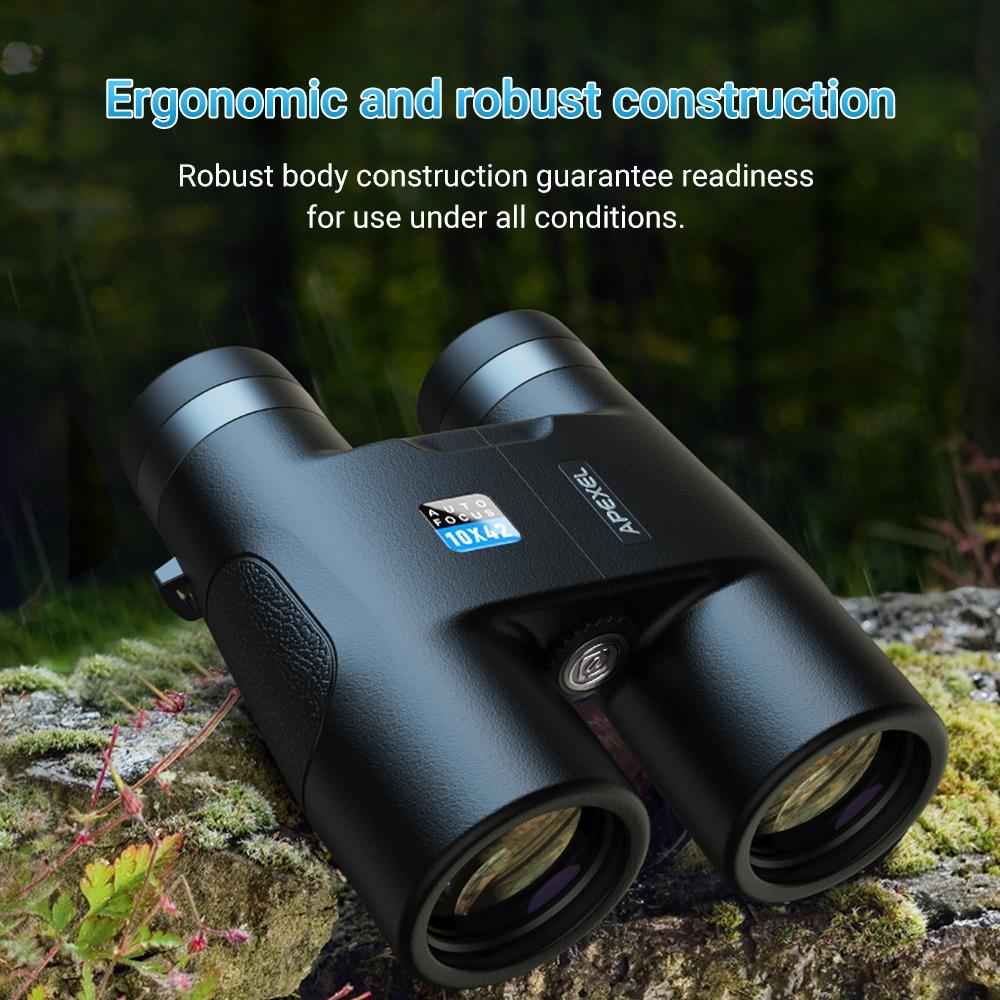 NNEIDS Autofocus 10X42 Binoculars - Fixed Focus Black